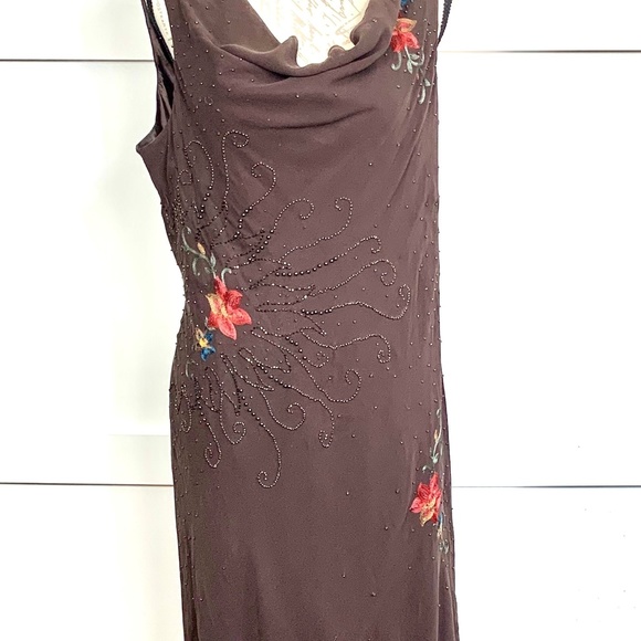 Papell Boutique Dresses | 0 Silk Papell Boutique Evening Dress | Poshmark